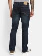 Octave Men Bootcut Low Distress Light Fade Stretchable Jeans Online Sale