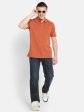 Octave Polo Collar Short Sleeveless Regular Fit Cotton T-Shirt Online Hot Sale