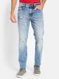 Octave Men Mid-Rise Mildly Distressed Heavy Fade Cotton Jeans Online