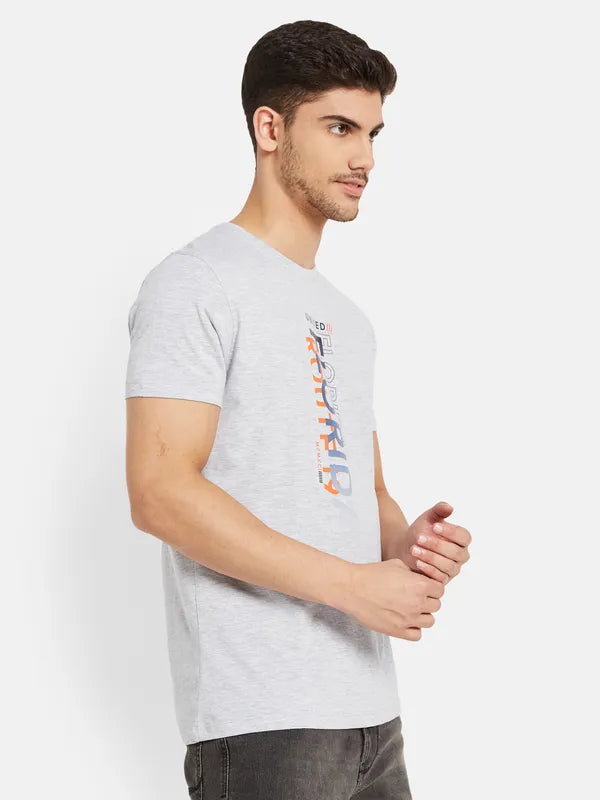 Typographic Chest Print T-Shirt Discount