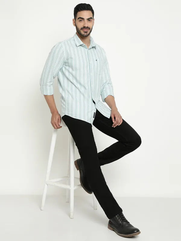 Striped Cotton Shirt Discount