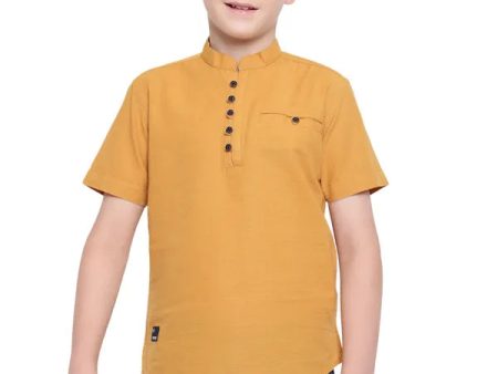 Octave Boys Opaque Casual Shirt Online now