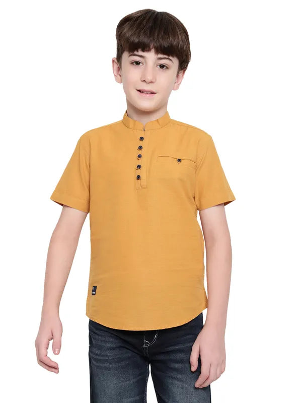 Octave Boys Opaque Casual Shirt Online now