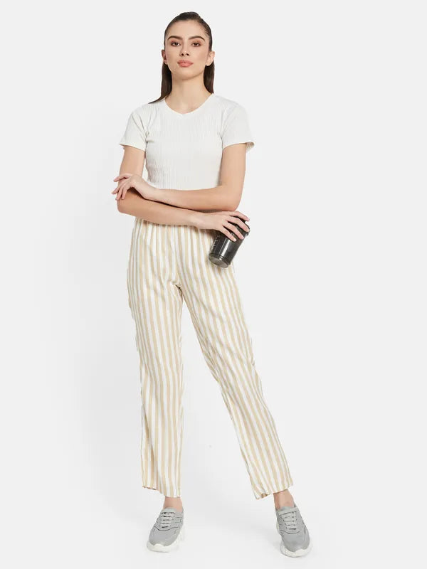 Vertical Stripes Track Pants Online now