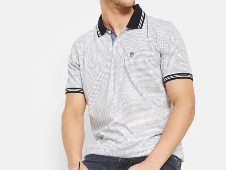 Miniature Checked Polo T-Shirt For Cheap