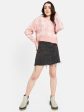 Mettle Women Pink  White Floral Printed Pullover Online Hot Sale