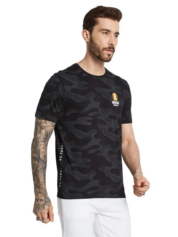 Octave Men Camouflage Applique T-Shirt Supply