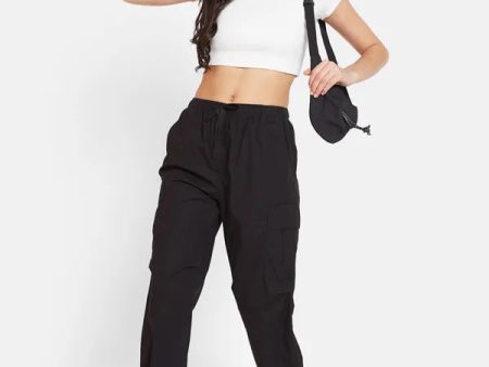 Mettle Women Regular Cotton Cargo Styled Joggers Online now