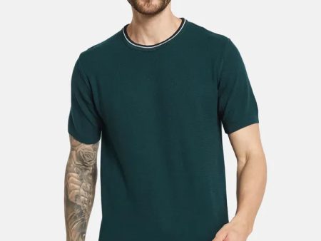 Mettle Round Neck Short Sleeves Cotton T-Shirt For Cheap