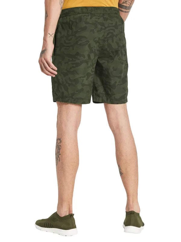 Octave Men Camouflage Printed Cotton Sports Shorts For Discount