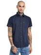 Mettle Short Sleeve Opaque Cotton Casual Shirt For Sale