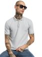 Mettle Striped Polo Collar Regular Fit Casual T-Shirt Sale