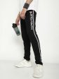 Octave Men Typography Printed Cotton Track Pants For Cheap