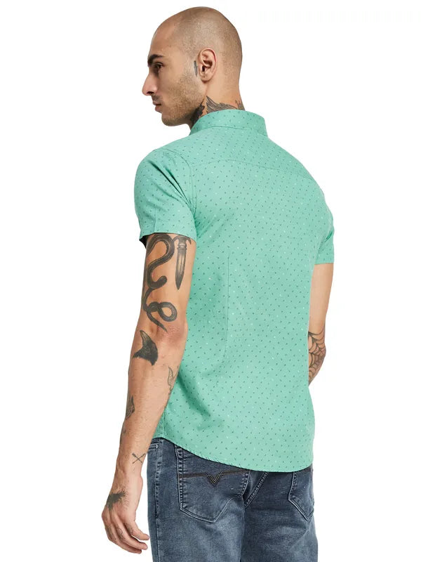 Mettle Men Printed Cotton Casual Shirt Online Sale