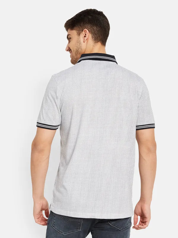 Miniature Checked Polo T-Shirt For Cheap