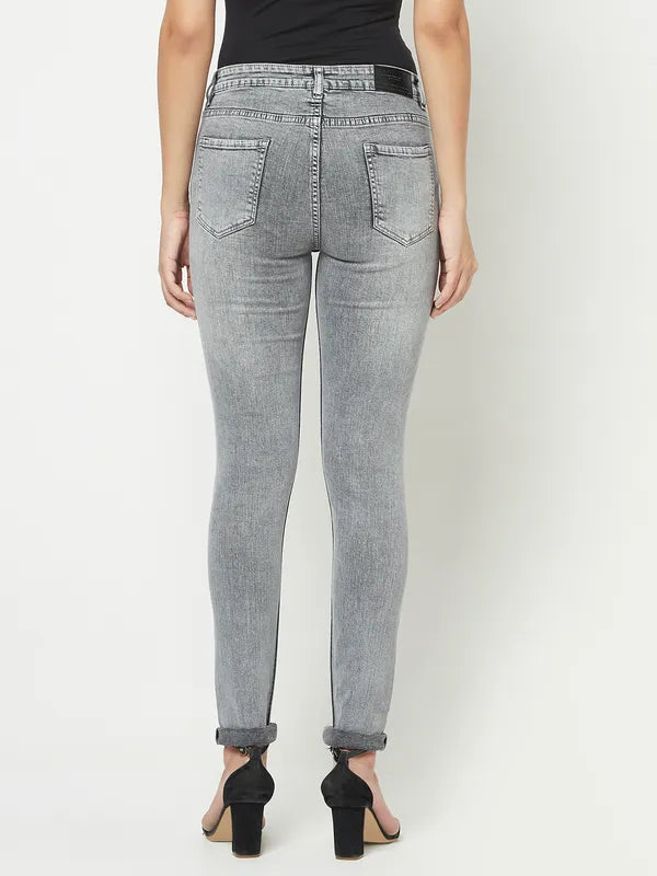 Women Light Grey Jeans on Sale