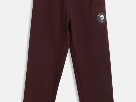 Boys Solid Cotton Drawstring Track Pant Online