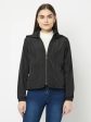 Women Black Front Open Jackets For Sale