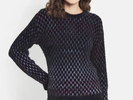 Women Printed Round Neck Pullover Supply