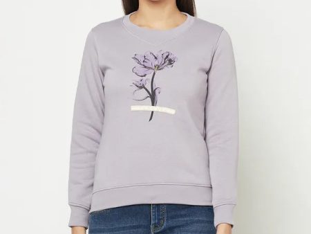 Women Lilac Sweatshirts Sale