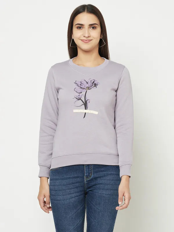 Women Lilac Sweatshirts Sale