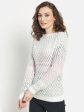 Women Pink Pullover Sweater on Sale