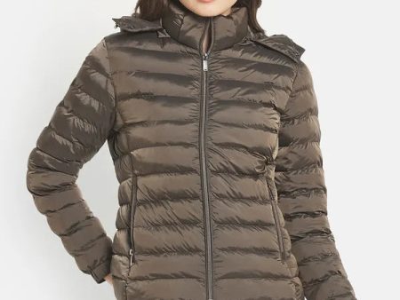 Women Puffer Jacket With Patchwork Sale