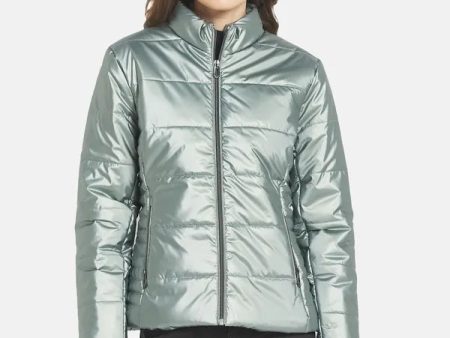 Women Solid Padded Jacket Online now