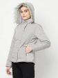 Women Light Grey Front Open Jackets Online Sale