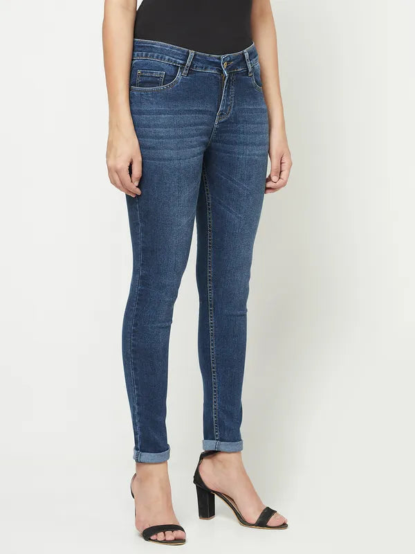 Women Medium Blue Jeans Hot on Sale