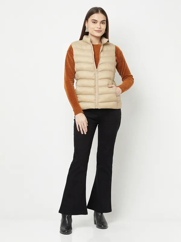 Women Beige Front Open Jackets Hot on Sale