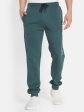 Octave Men Green Graphic Printed Cotton Joggers Sale