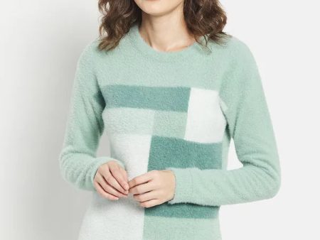 Women Checked Pullover Discount