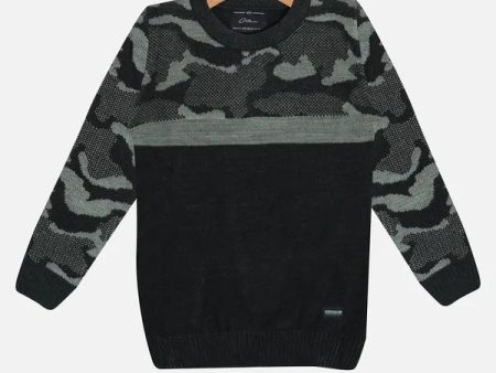 Boys Abstract Printed Pullover For Discount