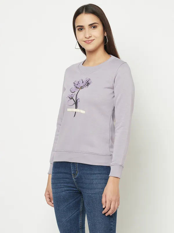 Women Lilac Sweatshirts Sale