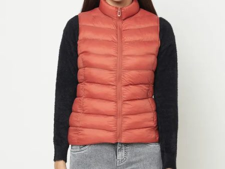 Women Rust Front Open Jackets Online Sale