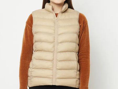 Women Beige Front Open Jackets Hot on Sale