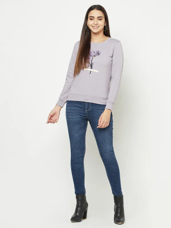 Women Lilac Sweatshirts Sale