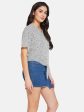 Mettle Conversational Print V-Neck Cotton Shirt Style Top For Discount