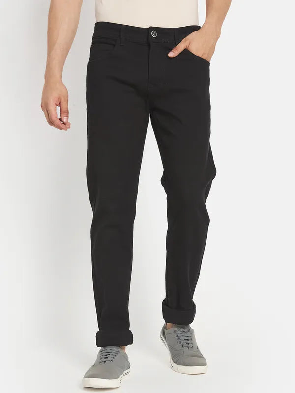 Men Black Stretchable Jeans Online now