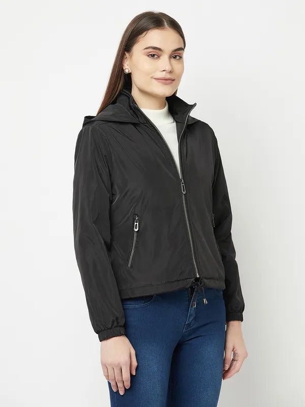 Women Black Front Open Jackets For Sale