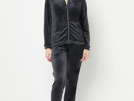 Women Charcoal Tracksuits Online Sale