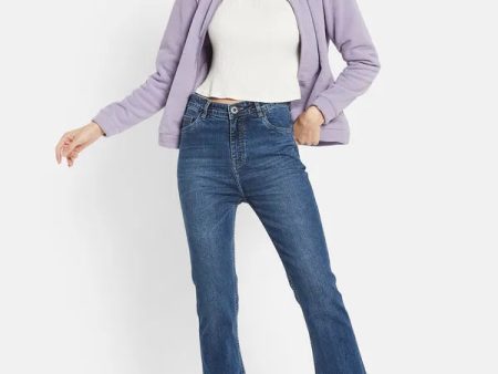 Women Bootcut Light Fade Stretchable Jeans Hot on Sale