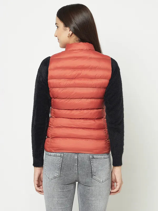 Women Rust Front Open Jackets Online Sale