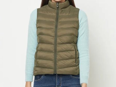 Women Olive Front Open Jackets Sale