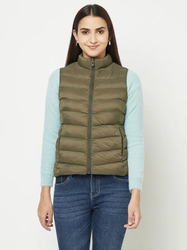 Women Olive Front Open Jackets Sale