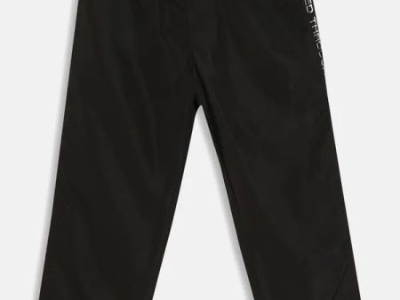 Boys Solid Cotton Track Pants For Sale