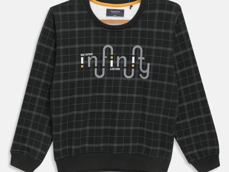 Boys Checked Sweatshirt Online Hot Sale