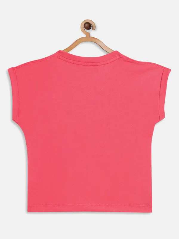 Strawberry Solid Round Neck Discount