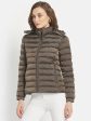 Women Puffer Jacket With Patchwork Sale